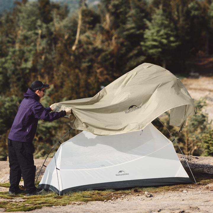 Produktbild Naturehike Cloud up series tents Pro Moon rock sand/1 persons/20D nylon (1 Person)