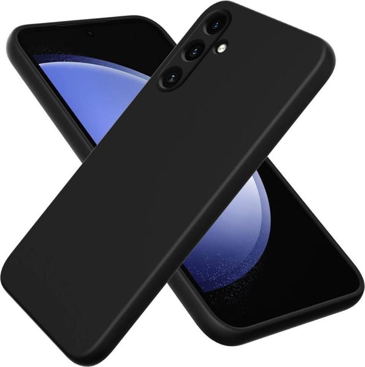 Cover-Discount Galaxy A55 - Custodia in silicone nero (Samsung Galaxy A55)