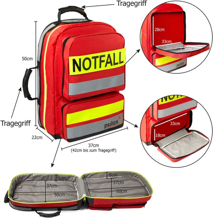 Image du produit Pulox Sac à dos (Accessoires pour trousse de secours)