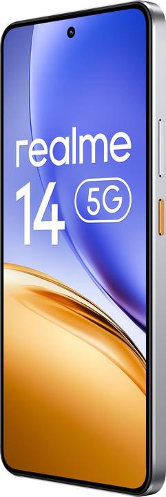 Immagine prodotto realme 14 5G Dual Sim 12GB RAM 256GB - Mecha Silver (256 GB, Argento mecha, 6.67", Doppia SIM, 50 Mpx, 5G)