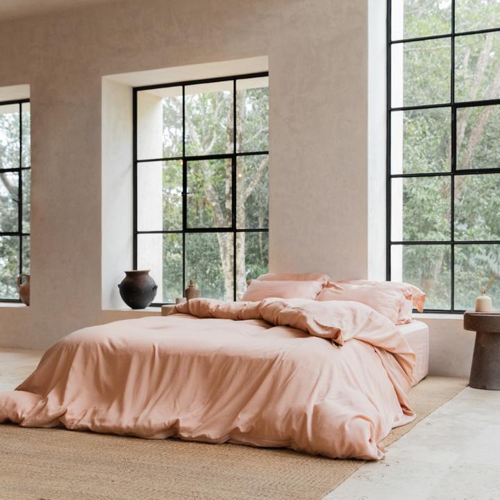 Produktbild Coco & Cici Tencel Bettbezug + Kissenbezug (Bettwäsche Set, 240 x 220 cm, 60 x 70 cm)