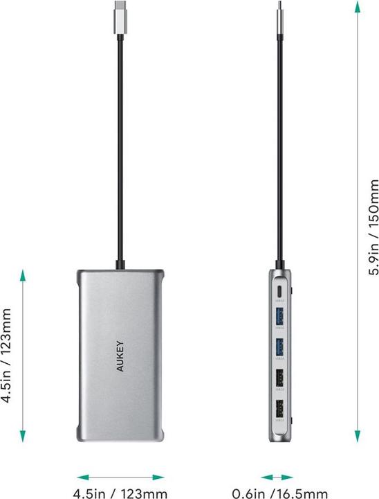Produktbild Aukey CB-C78 (USB-C, 12 Ports)