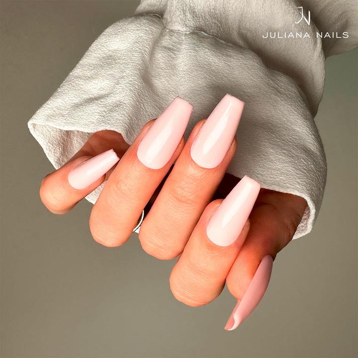 Immagine prodotto Juliana Nails No File - Press-On Fullcover Tips clear – Ballerina - medium (Unghie artificiali, Trasparente)