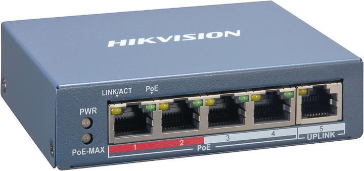 Produktbild Hikvision DS-3E1105P-EI Netzwerk-Switch Fast Ethernet (10/100) Power over Ethernet (PoE) (8 Ports)
