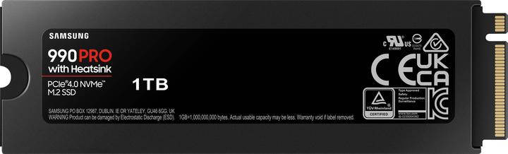 Image du produit Samsung 990 Pro with Heatsink (Retail) (1000 Go, M.2 2280)