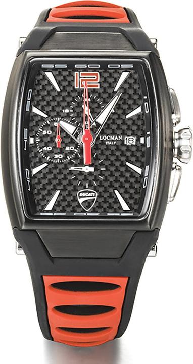 Locman Italy Herrenuhr Ducati Chrono Ref. D550K09S (Chronograph, 50 mm)
