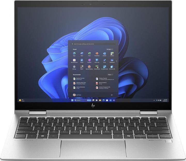 Actual product image HP Elite x360 830 G11, Intel Core Ultra 7, 33.8 cm (13.3"), 1920 x 1200 pixels, 16 GB, 512 GB (13.30", 16 GB, 512 GB, DE)