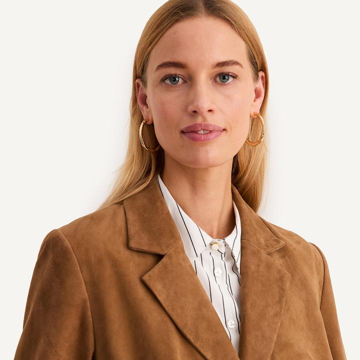 Immagine prodotto Anne Weyburn Cappotto in pelle di capra con bottoni (38)