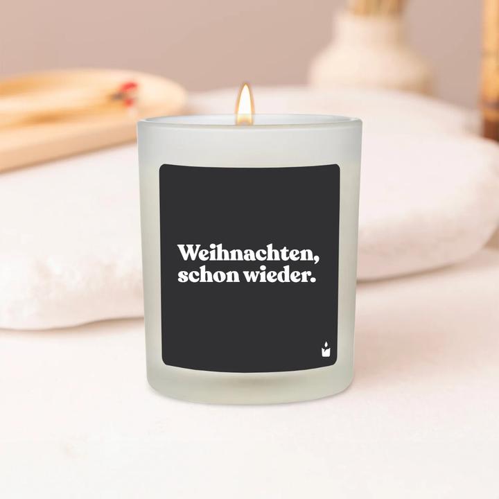 Produktbild Chatty Candles Duftkerze Flowery Weihnachten, schon wieder.