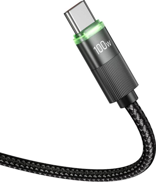 Produktbild Tech-Protect Cable UB20T ULTRABOOST TYPE-C CABLE PD100W/5A 180CM Black (1.80 m, USB 3.2 Gen 1, 100 W)