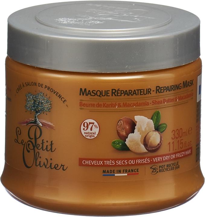 Produktbild Le Petit Olivier Haarmaske Sheabutter & Macadamia (330 ml)