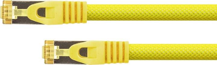 Produktbild Python ® Series RJ45 Patchkabel mitCat.7 Rohkabel, Rastnasenschutz (RNS®) und Nylongeflecht, S/FTP, PiMF, h (S/FTP, CAT7, 15 m)