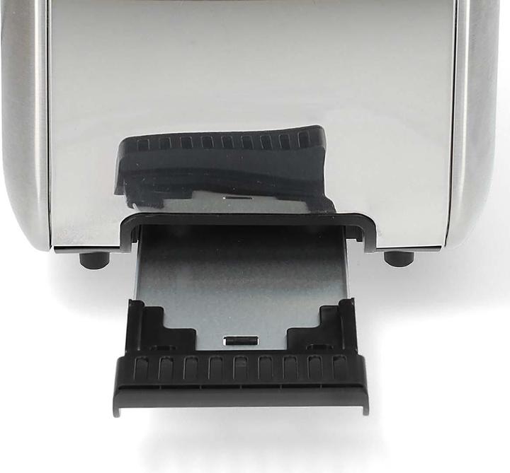 Produktbild Nedis Toaster | 2 Steckplätze | Bräunungsstufen: 7 | Auftaufunktion | Aluminium / Silber (EU-Stecker)