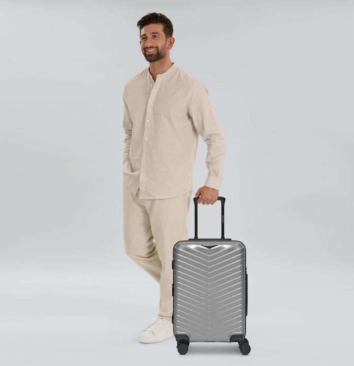 Produktbild Redolz Essentials 18 4 Rollen Kabinentrolley 55 cm mit Dehnfalte (44 l, Handgepäck (bis 50l))
