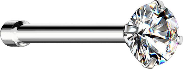 Immagine prodotto Star Piercing Borchia da naso dritta in argento set di cristalli rotondi (senza ottone)