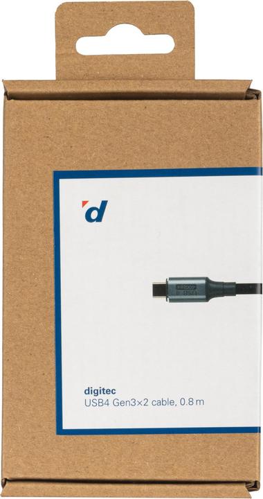 Produktbild Digitec USB Typ C – USB Typ C USB4 (0.80 m, USB 4.0, 100 W)