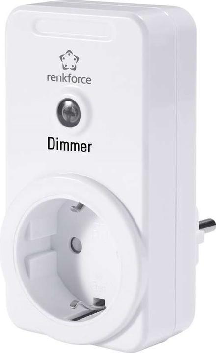 Produktbild Renkforce RS2W Funk-Phasenanschnittsdimmer Zwischenstecker 1-Kanal Schaltleistung (max.) 300 W Reichweite max.