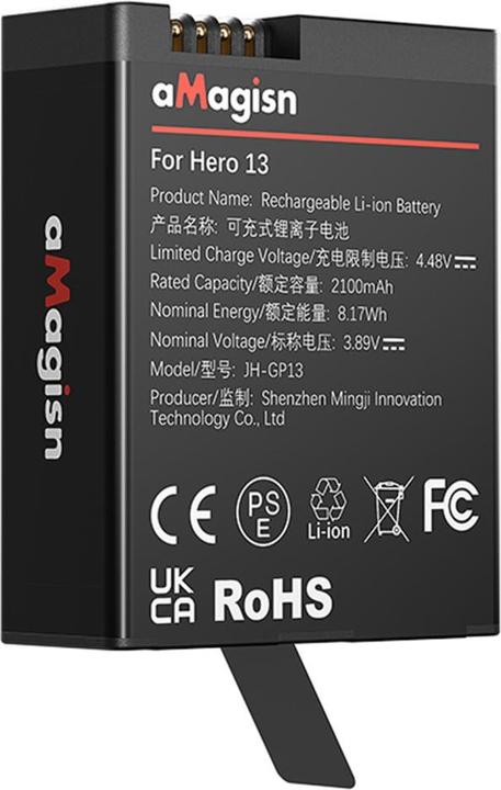 Actual product image aMagisn GoPro Hero 13 Enduro Ersatz Akku (GoPro Hero 13)