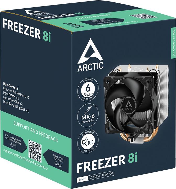 Actual product image Arctic Freezer 8i CPU Cooler - S1700/1851 (136 mm)