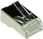 Productafbeelding RJ45 (8P/8C) CAT6 easyconnect afgeschermde modulaire connector voor ronde kabel met massieve of