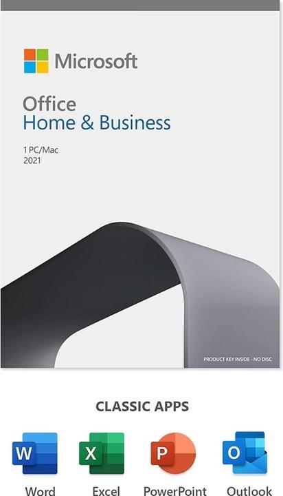 Produktbild Microsoft Office Home & Business 2021 Vollversion (1 User, unbegrenzt)