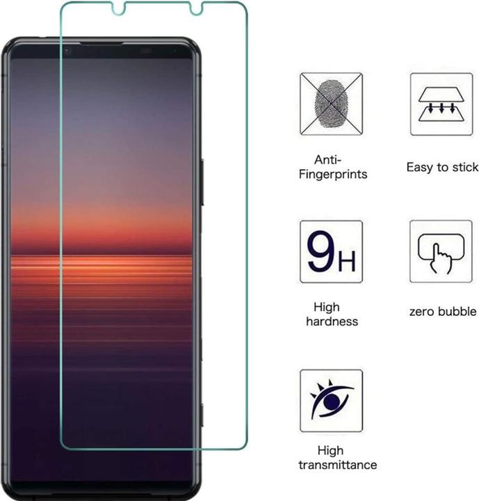 Produktbild Screenguard Sony Xperia 10 II Panzerglas Schutzfolie Case Friendly Design (1 Stück, Sony Xperia 10 II)
