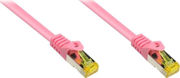 Produktbild Good Connections RJ45 Patchkabel mitCat.7 Rohkabel und Rastnasenschutz (RNS®), S/FTP, PiMF, halogenfrei, 600MHz, OFC (S/FTP, PiMF, CAT7, 0.15 m)
