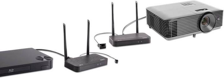 Produktbild SpeaKa Professional HDMI-Funkübertragung (Set) 100 m 5 GHz 3840 x 2160 Pixel, 1920 x 1080 Pixel, 1280 x 720 Pixel, 848 x