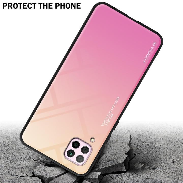 Image du produit Cadorabo Couverture en verre TPU 2 couleurs (Huawei Nova 7i, Huawei P40 Lite)