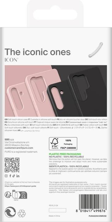 Actual product image Puro Backcover (Samsung Galaxy S25)