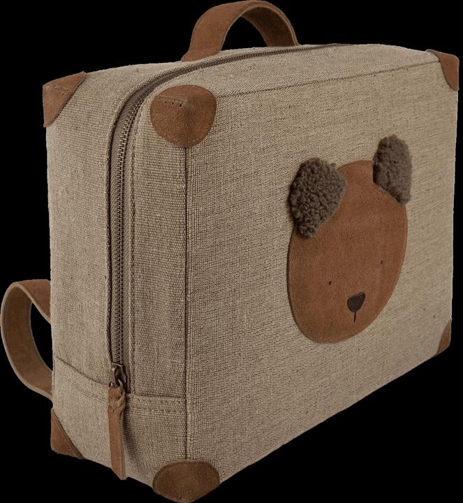 Actual product image Donsje Paaki Rucksack Fluffy Bear Teddy Brown