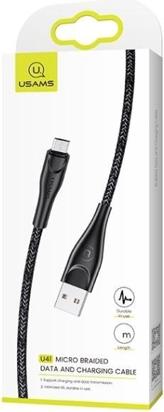 Immagine prodotto Usams Cavo USB-A - microUSB 2 m nero (63792-uniw) (2 m)