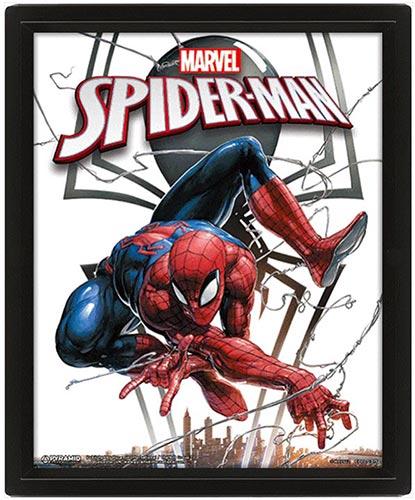 Produktbild Pyramid Framed 3D Cornice Marvel Spider-man/Venom 26x20cm (26 x 20 cm)