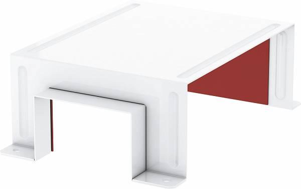 Produktbild OBO Bettermann OBO BSKM-TR 1025RW T-Reduzierabzweig fÃ¼r Wand- und Deckenmontage 100x250 reinwei (25 cm)