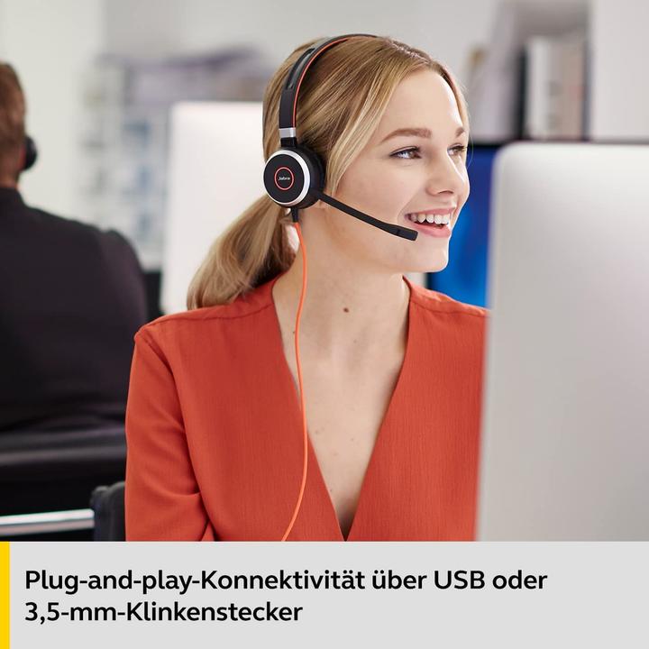Produktbild Jabra Evolve 40 UC Stereo (Kabelgebunden, USB-A)