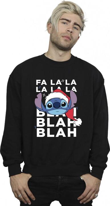 Produktbild Disney Lilo And Stitch Christmas Blah Blah Blah Sweatshirt (XL)
