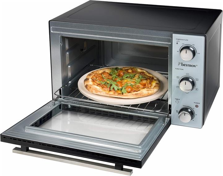 Image du produit Bestron Four gril avec tournebroche, pierre à pizza et fonction chaleur tournante