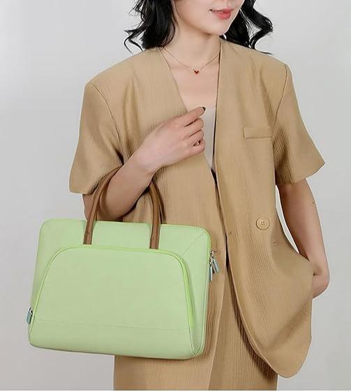 Actual product image Only-Bags.Store Portable laptop shoulder bag, portable conference bag, 15 inch