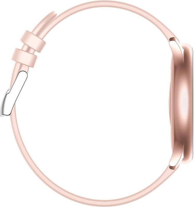 Actual product image Maxcom Fit FW32 Neon, Earbud color with pink silicone strap (47 mm)