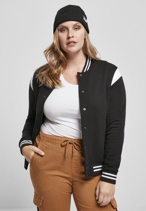 Immagine prodotto Urban Classics Giacca di felpa College con inserto organico da donna (XS)