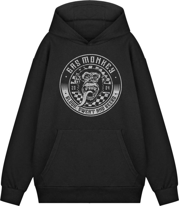 Produktbild Gas Monkey Garage Checker Disc Kapuzenpullover (L)