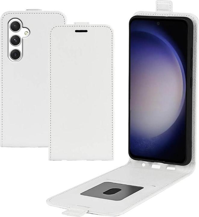 Produktbild Cover-Discount Klassisches Flip Case vertikal weiss (Samsung Galaxy S24)
