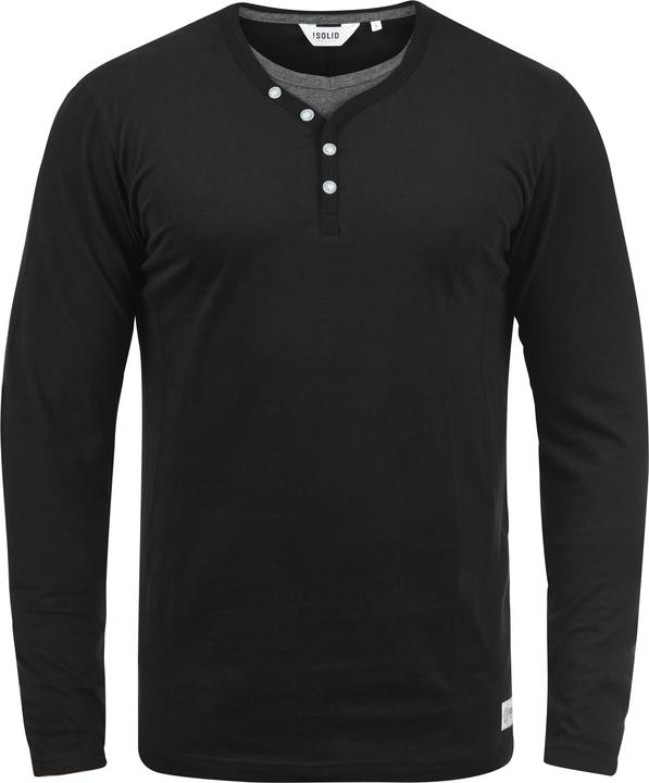 Immagine prodotto Solid Doriano Maglia Maglie A Maniche Lunghe Da Uomo Con Collo Grandad (M)