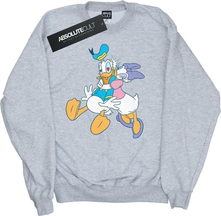 Disney Donald And Daisy Duck Kiss Sweatshirt Mädchen