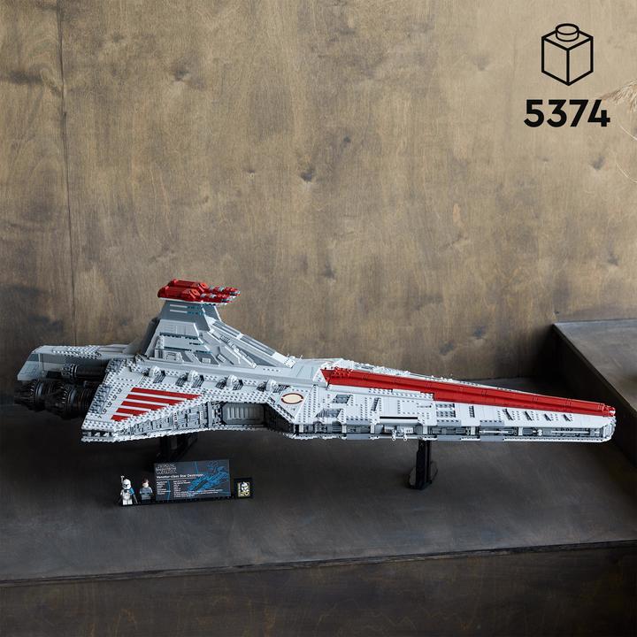 Immagine prodotto LEGO Incrociatore d’attacco della Repubblica classe Venator (75367, LEGO Star Wars, Set LEGO rari)