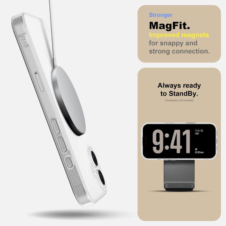 Immagine prodotto Cadorabo iPhone 16 Custodia compatibile con MagSafe (Apple iPhone 16)