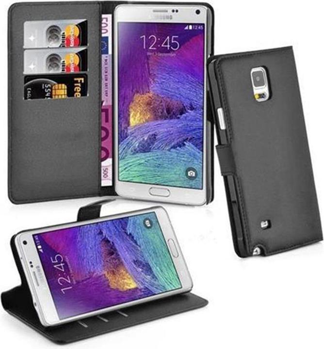 Actual product image Cadorabo Book with stand function cover (Samsung Galaxy Note 4)