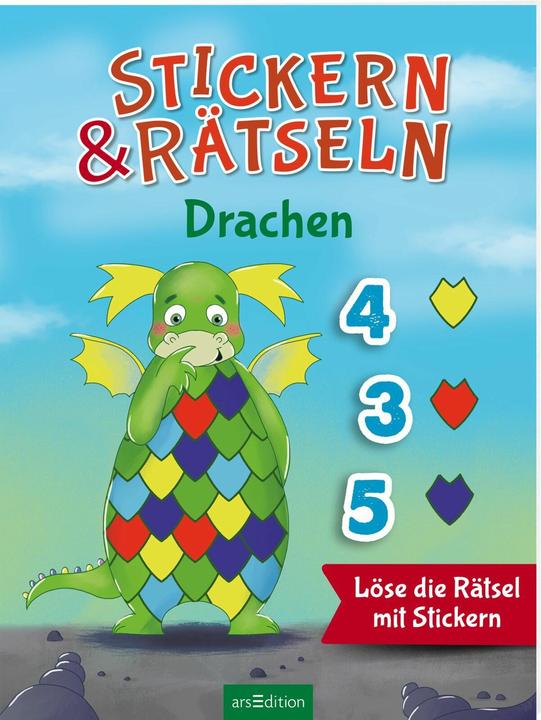 Immagine prodotto Adesivi e puzzle da 3: Adesivi e puzzle - Draghi