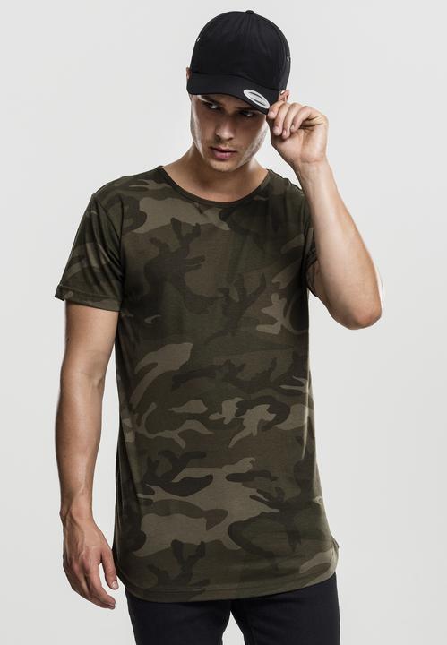 Actual product image Urban Classics Camo Shaped Long Tee (S)