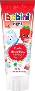Bobini Dent Children's Toothpaste Strawberry Flavor for Ages 1 and Up (75 ml)